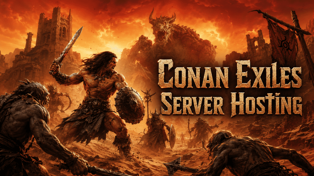 Conan Exiles Server Hosting, Academy Hosting,